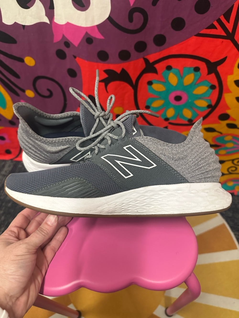NEW BALANCE Fresh Foam ROAV Men’s Navy/Grey Running shoes sz 10